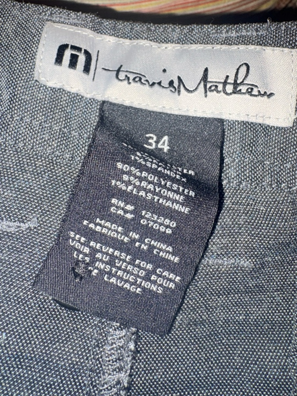 Travis Mathew Men's Charcoal Gray Flat Front Shorts